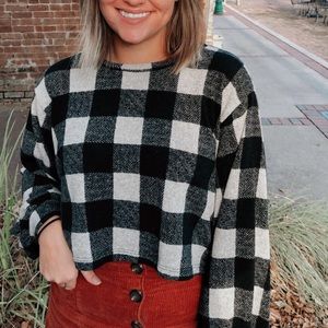 Vestique cropped sweater